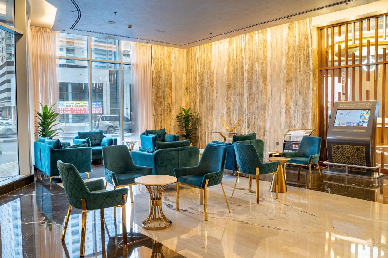 Luxe Grand Hotel Apartments Sharjah Exteriör bild Lobby